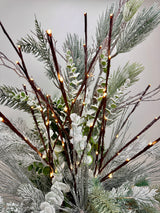 Warm White Lighted Branch Set - Battery