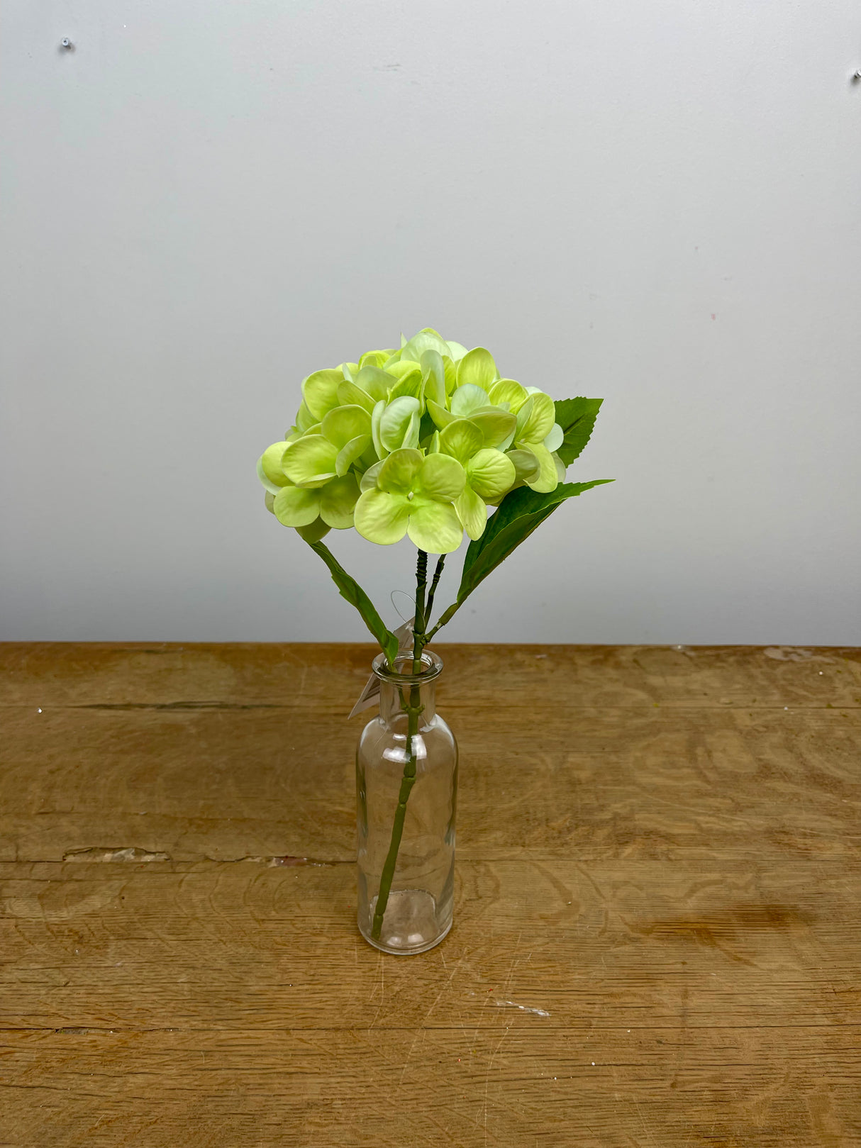 Green Real Touch Hydrangea Pick