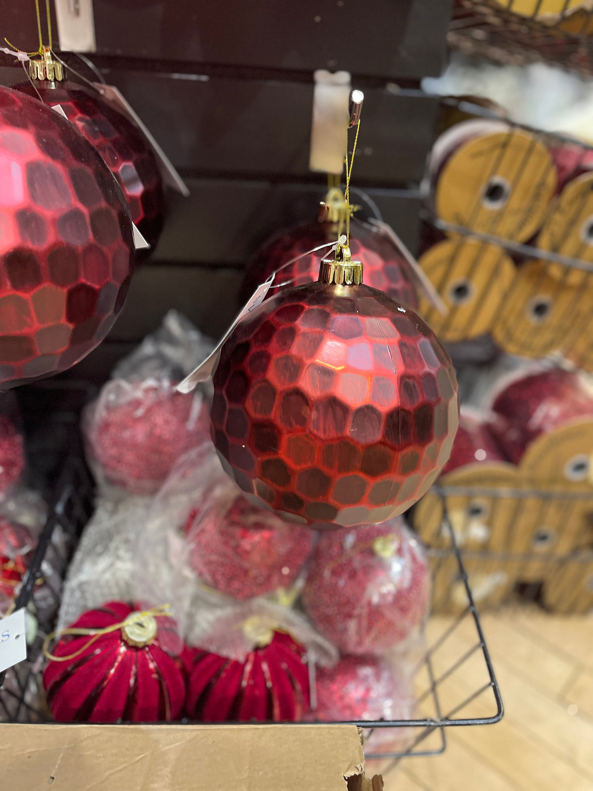 Faceted Ball Ornament