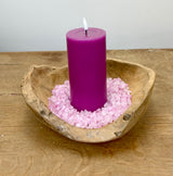 Deluxe Magenta LED Candle 3X6 Inch