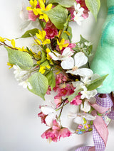 27" Bunny Blossom Wreath