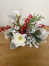 19" Frosted Magnolia Centerpiece