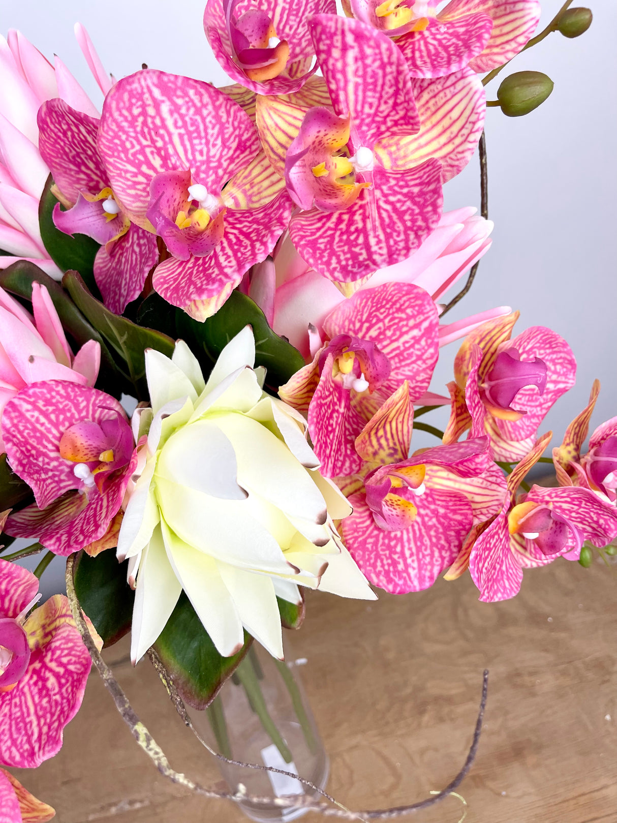23" Protea Orchid Drop-In