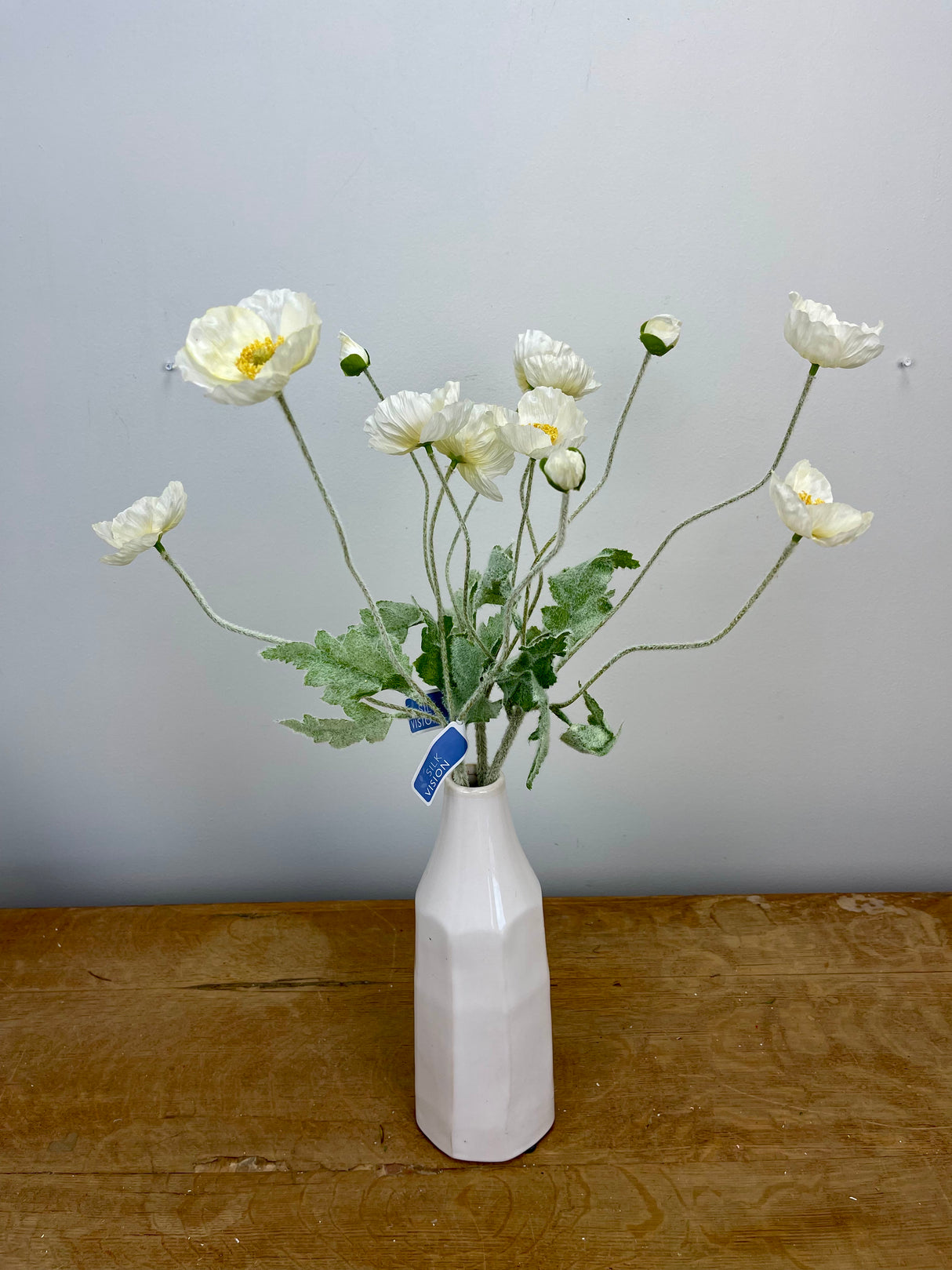 White Poppy Spray