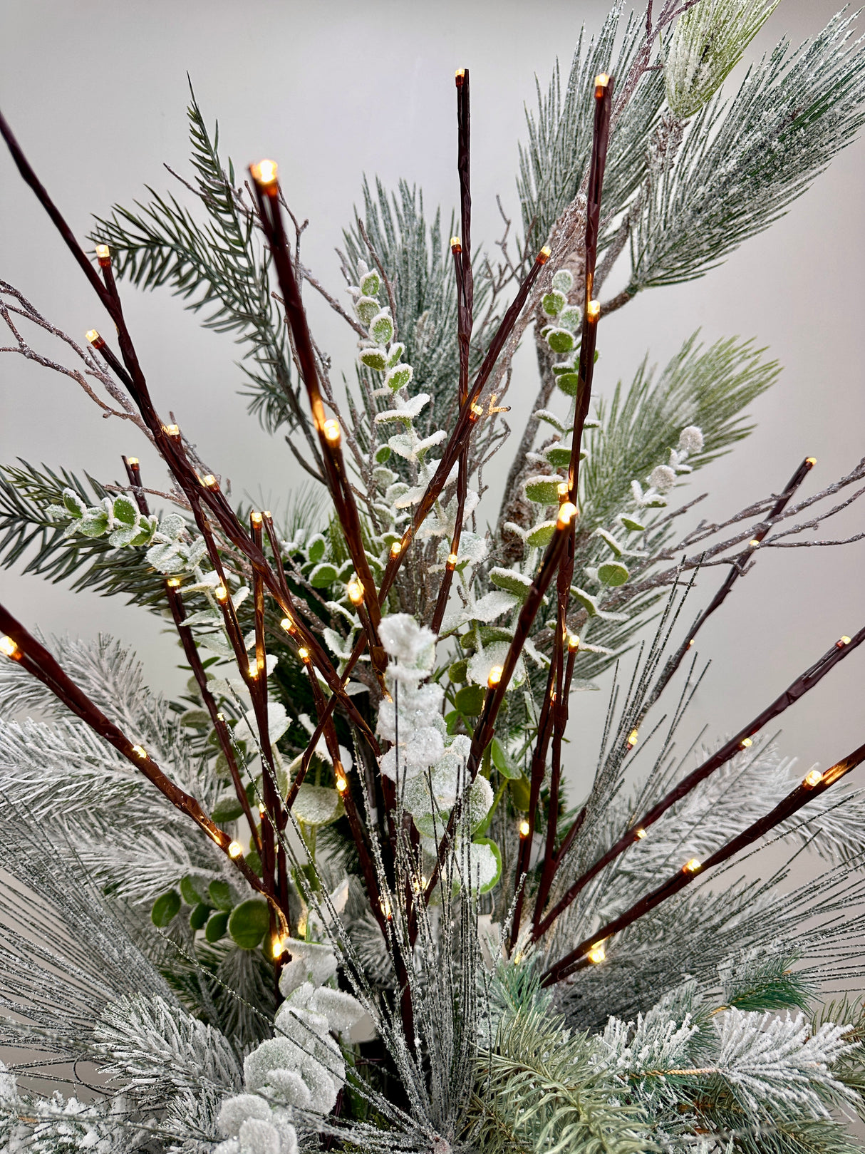 Warm White Lighted Branch Set - Plug In