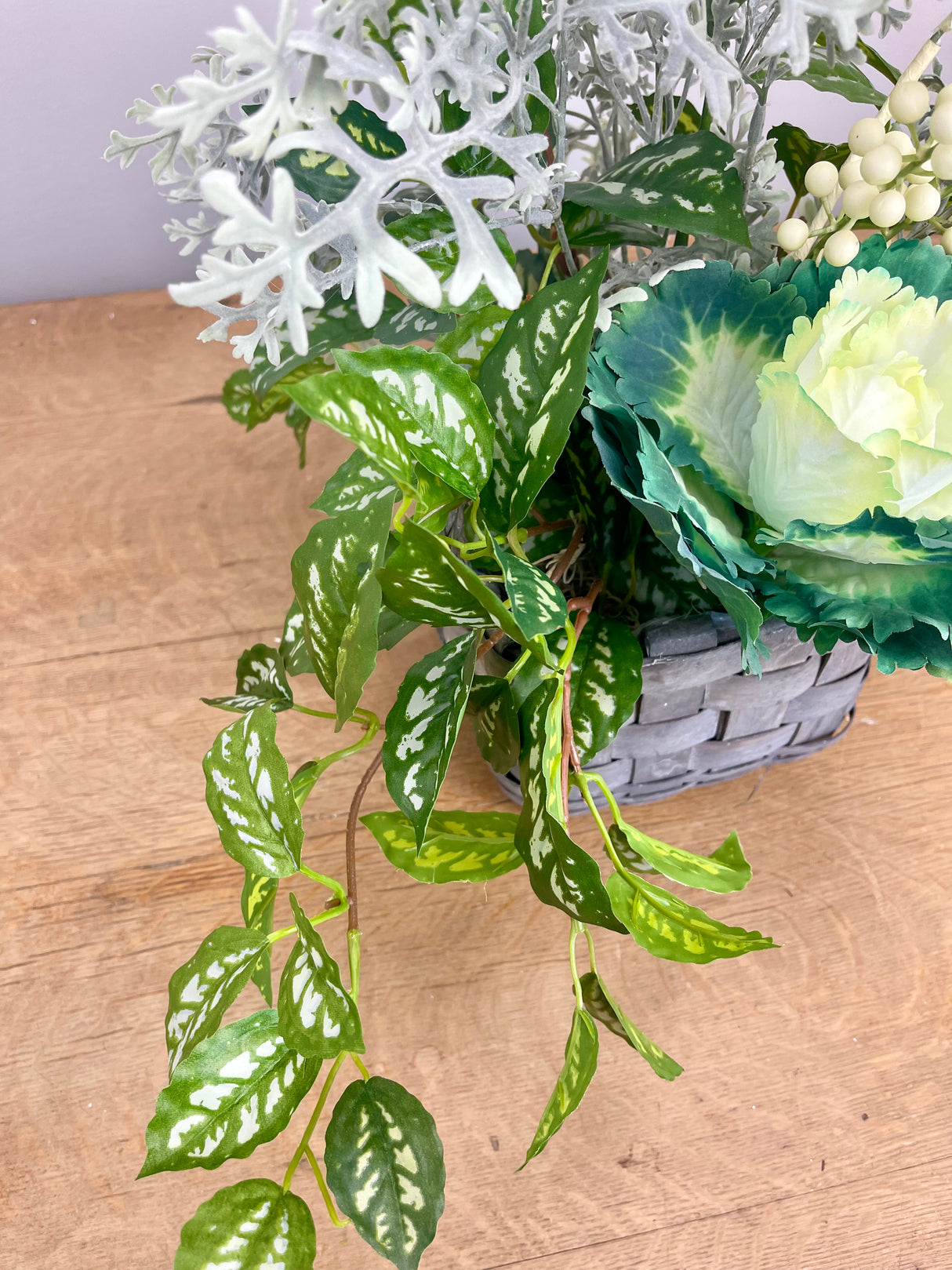 21" Clover & Kale Centerpiece