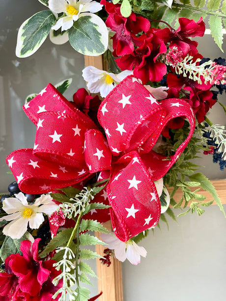 23" Red, White & Blue Wreath