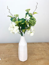 White Hydrangea Snowball Mixed Pick