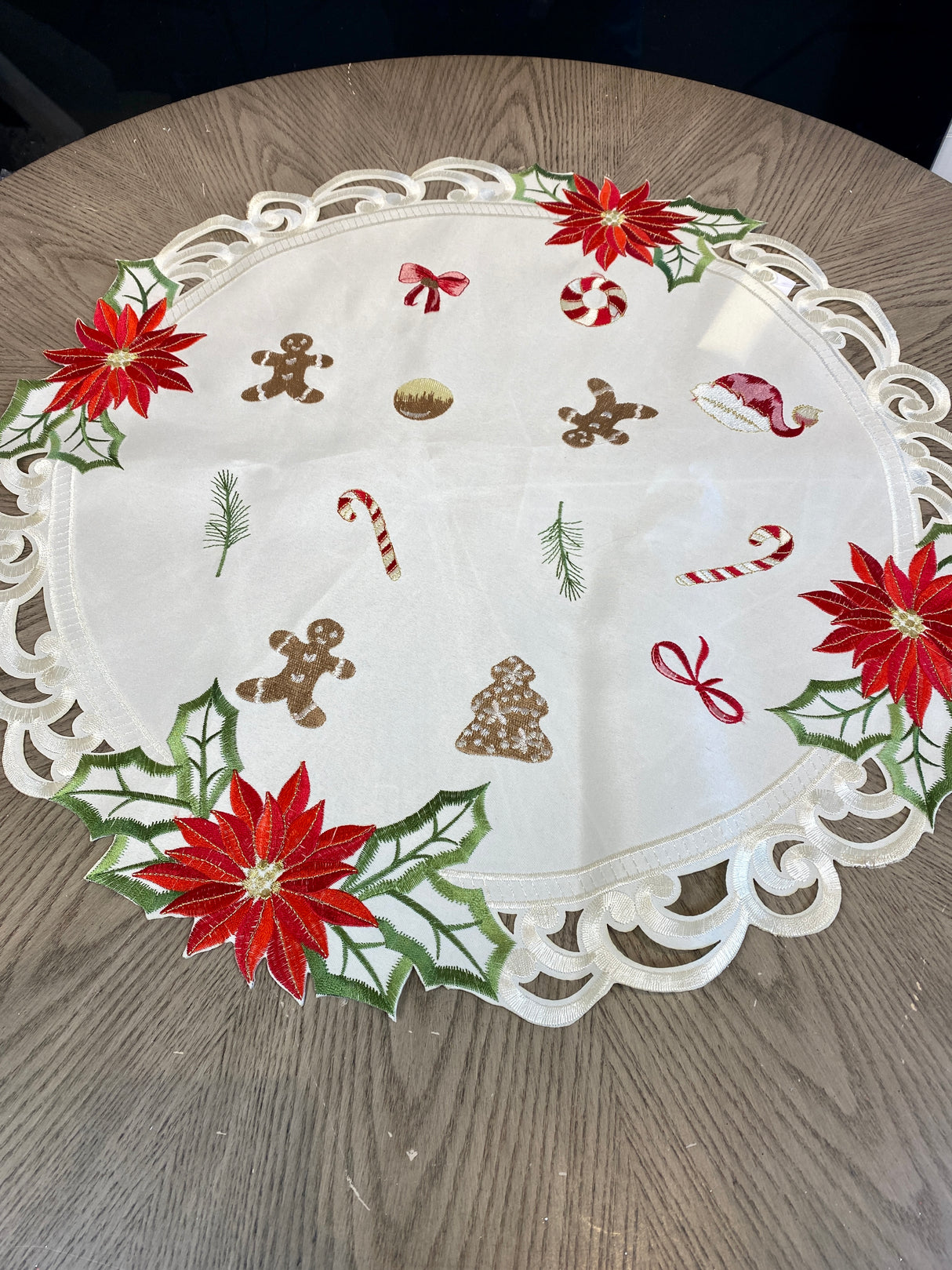 Christmas Treats Circle Table Centerpiece