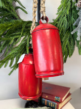 Red Rural School Bells - 3 Sizes