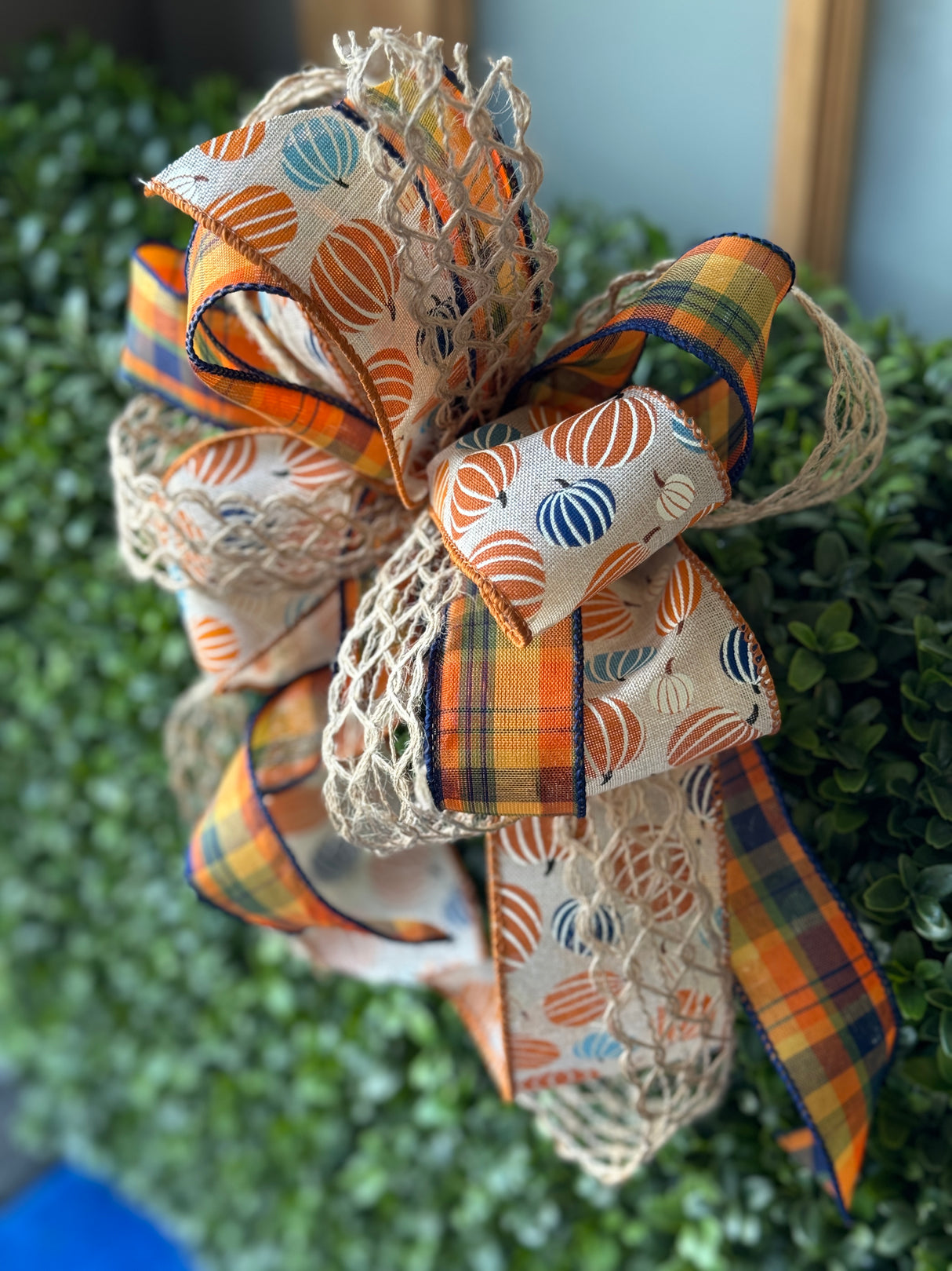 Pumpkin Picking Fall Bow