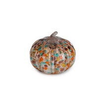 7" Edessa Glass Pumpkin