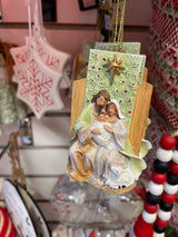 5"H Holy Family Ornament