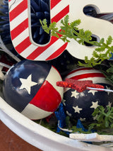 Resin Patriotic Orb