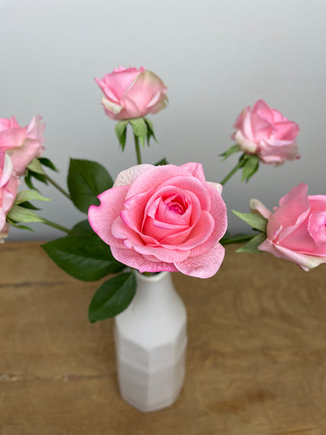 Pink Real Touch Full Bloom Rose Bundle