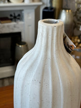 Large Rockland Ribbed Vase