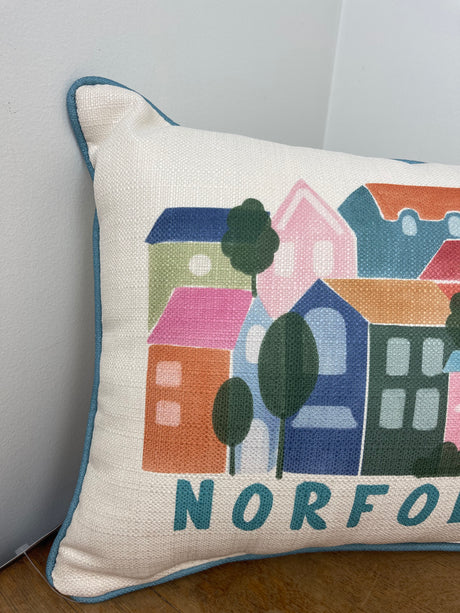 Stacked Hometown Norfolk Lumbar Pillow