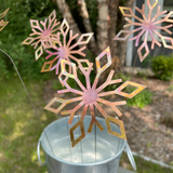 Natural Copper Small Snowflake