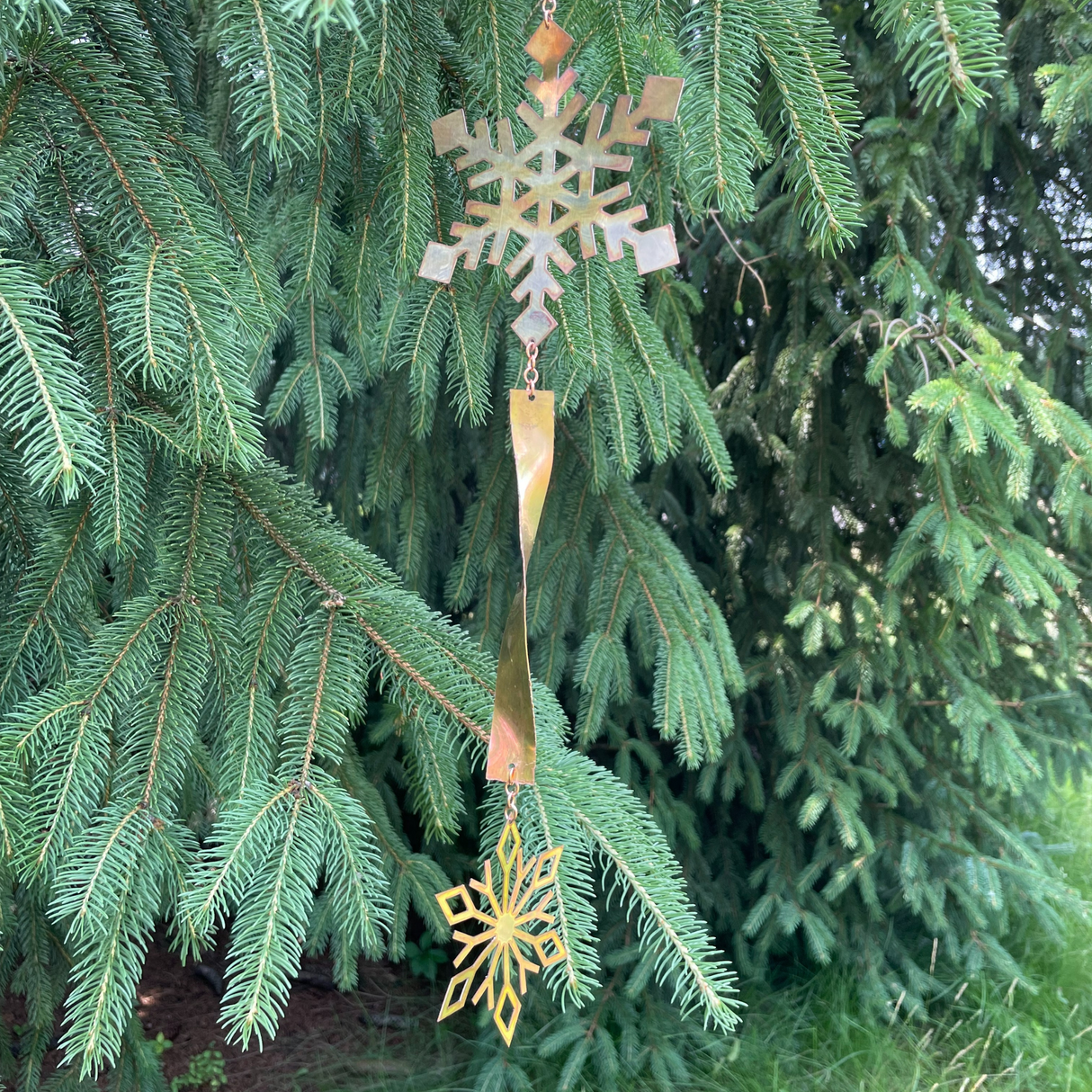 Natural Copper Snowflake Chain