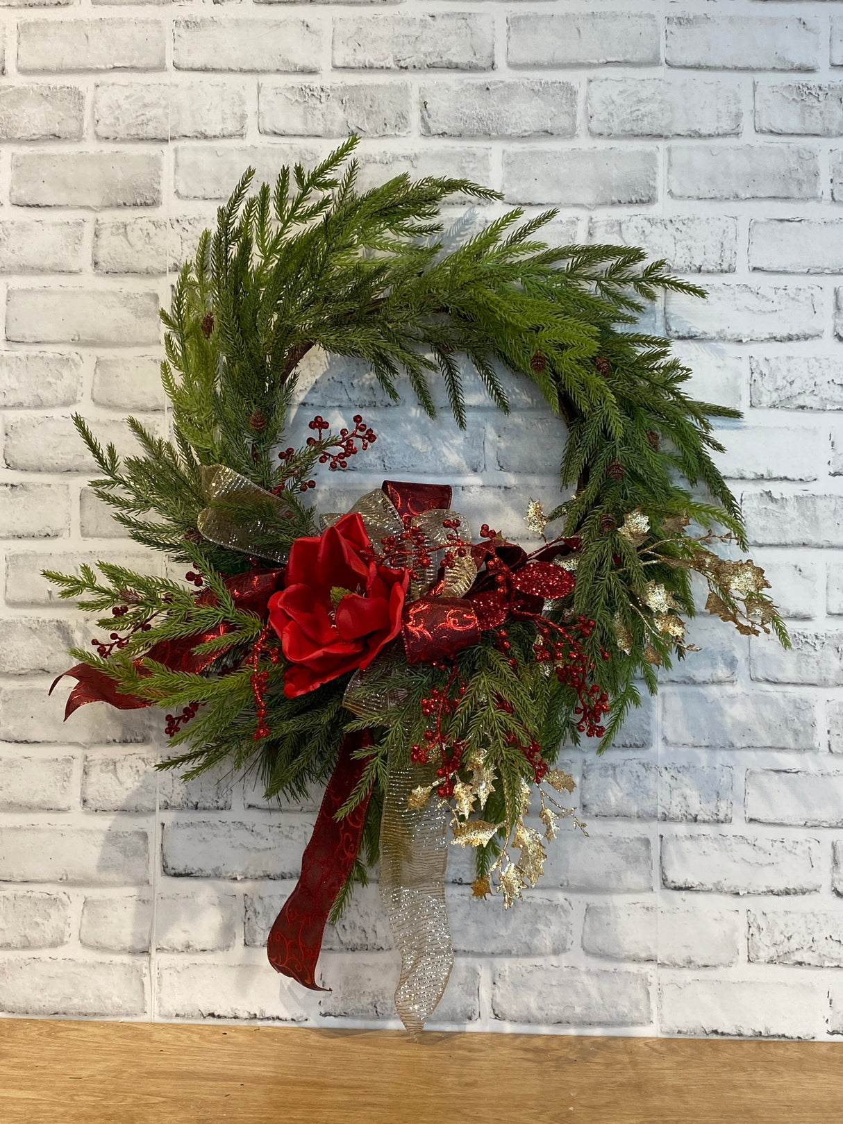 21" Fresh & Festive Wreath