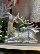 Resin Silver Reindeer- 2 Styles