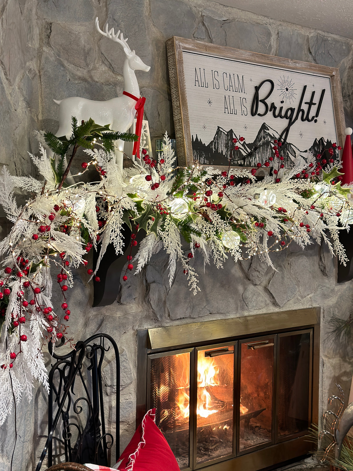 7' Amy's Signature Mantel Garland