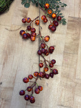 Burgundy Rosehip Berry Spray