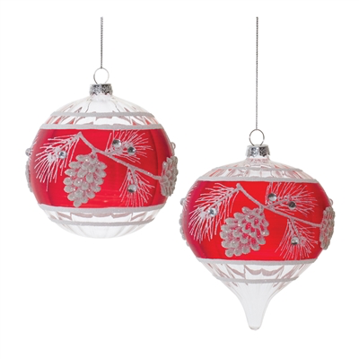 Silver Woods Ornament - 2 Styles