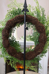 24" Mixed Greens Fern Wreath