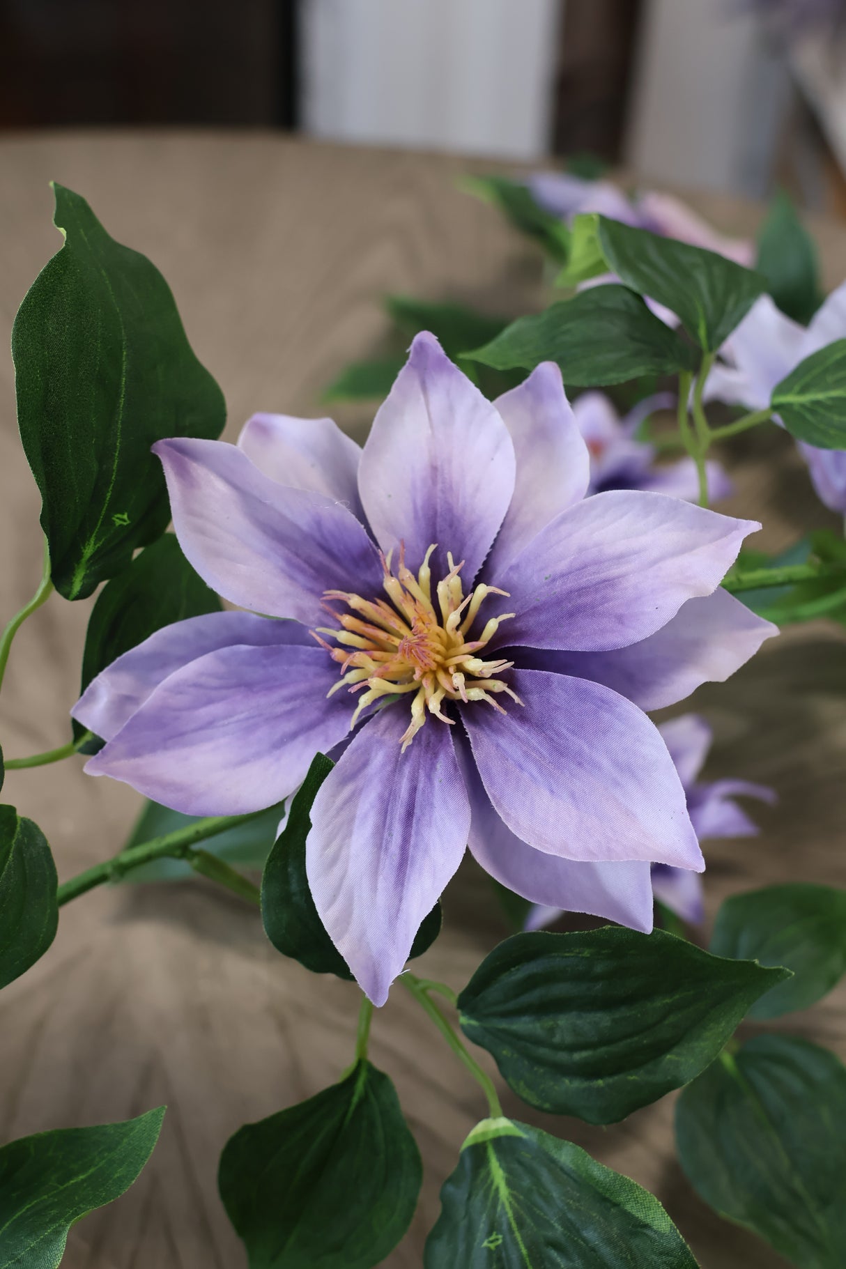 Lavender Clematis Garland