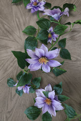 Lavender Clematis Garland