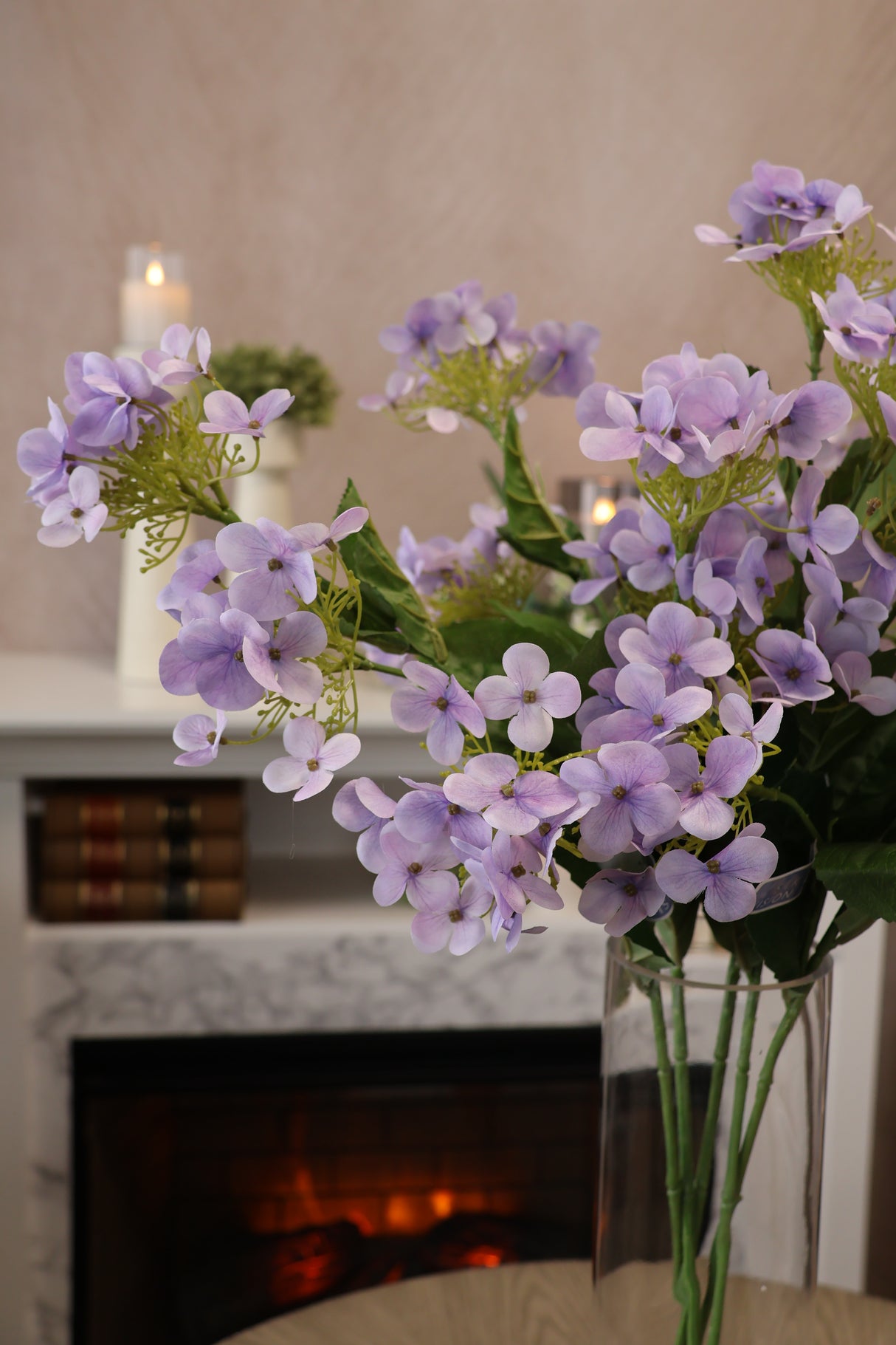 Purple Party Hydrangea Spray