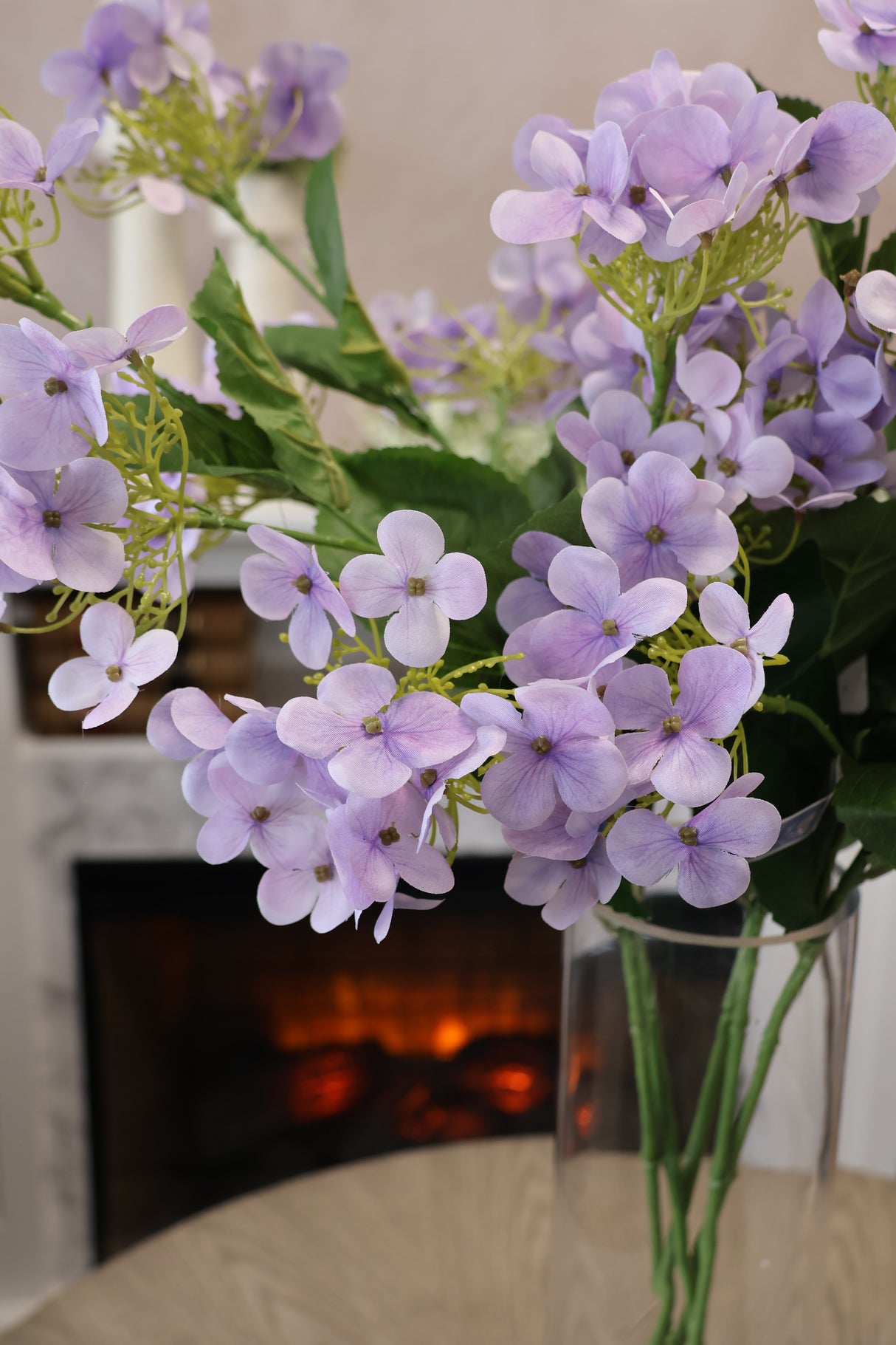 Purple Party Hydrangea Spray