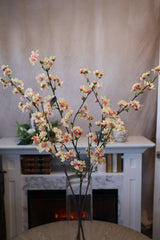 Apricot Quince Blossom Spray