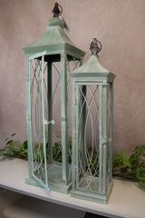 Tall Sage Green Lantern -2 Sizes