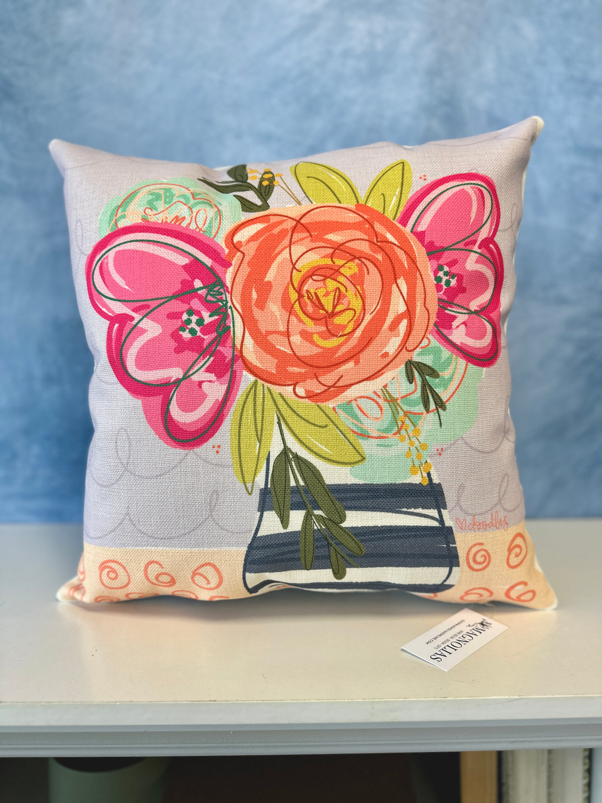 Wilda Floral Pillow