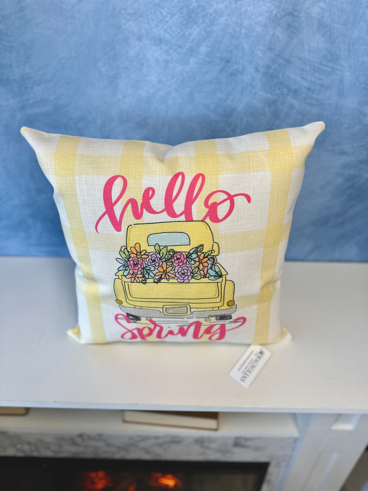 Hello Spring Pillow