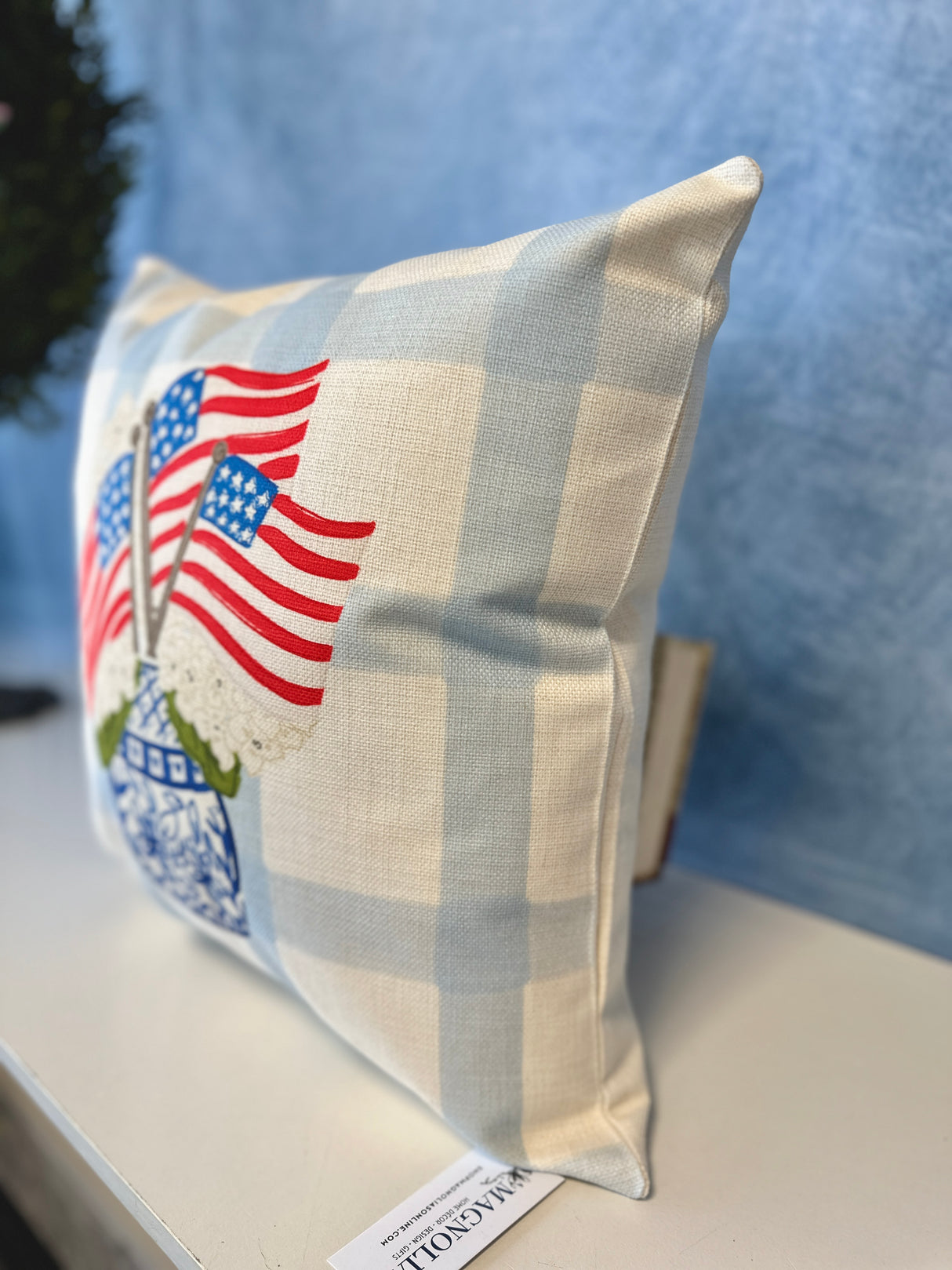 4th Hydrangea Pillow