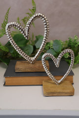 Metal Heart on Stand -2 Sizes