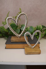 Metal Heart on Stand -2 Sizes