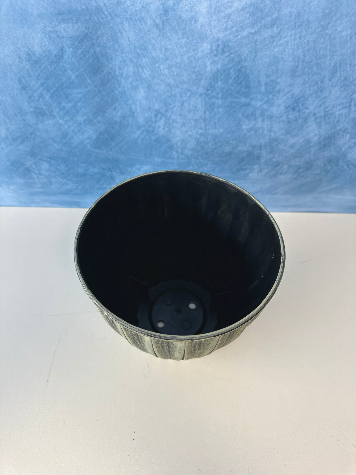 Grey Round Flower Pot