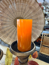 Large Orange Votive LED