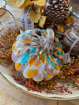 4" Edessa Glass Pumpkin