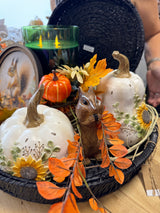 Resin Sunflower Pumpkin - 2 Sizes