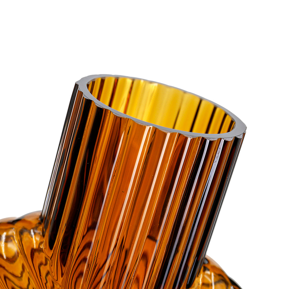 Encased In Amber Modern Vase