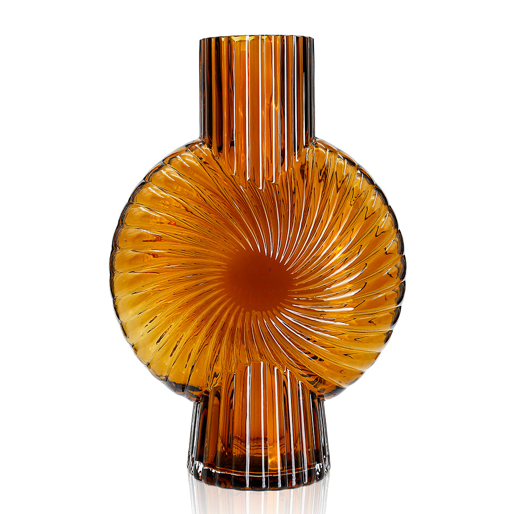 Encased In Amber Modern Vase