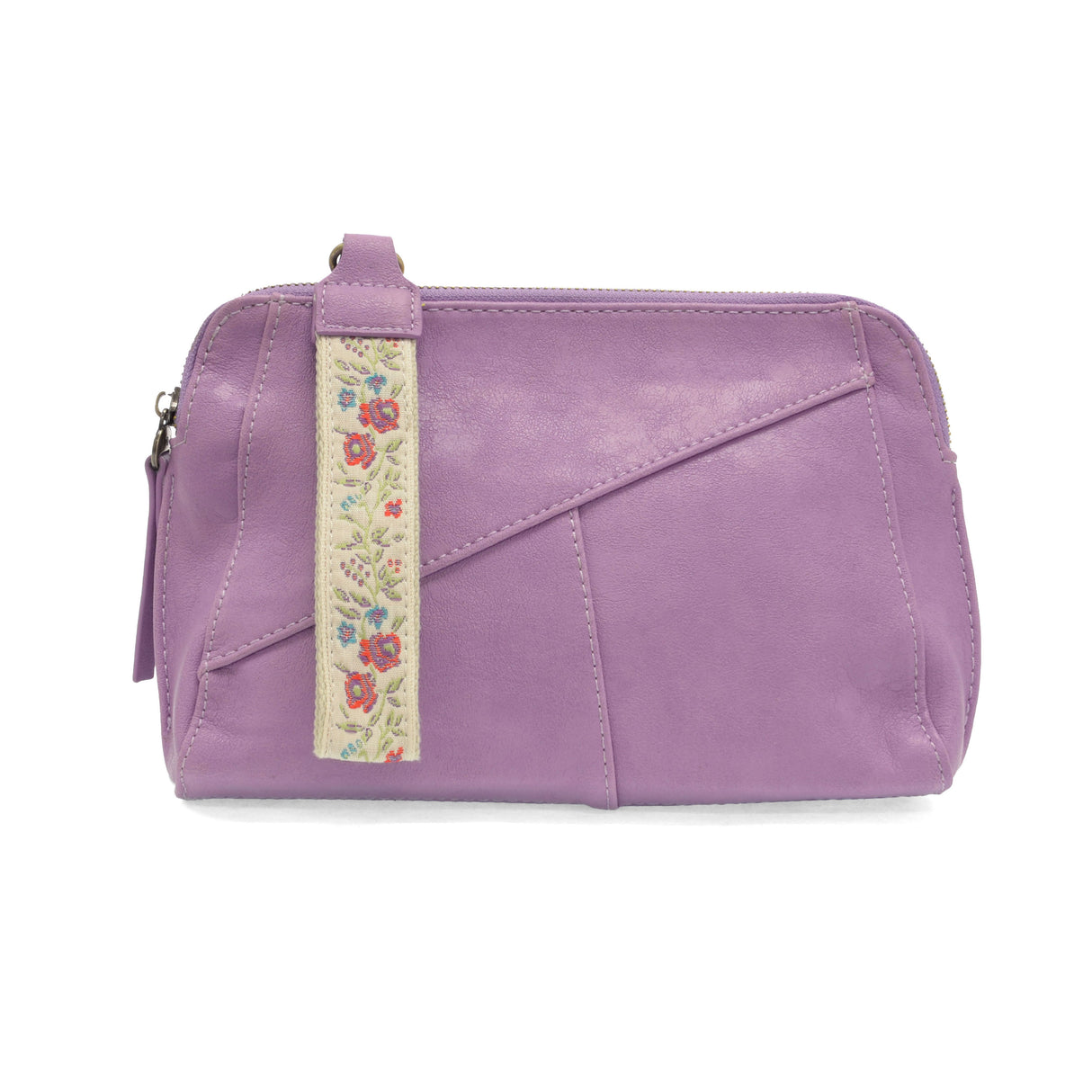 Lilac Gigi Crossbody with Woven Wrist Strap