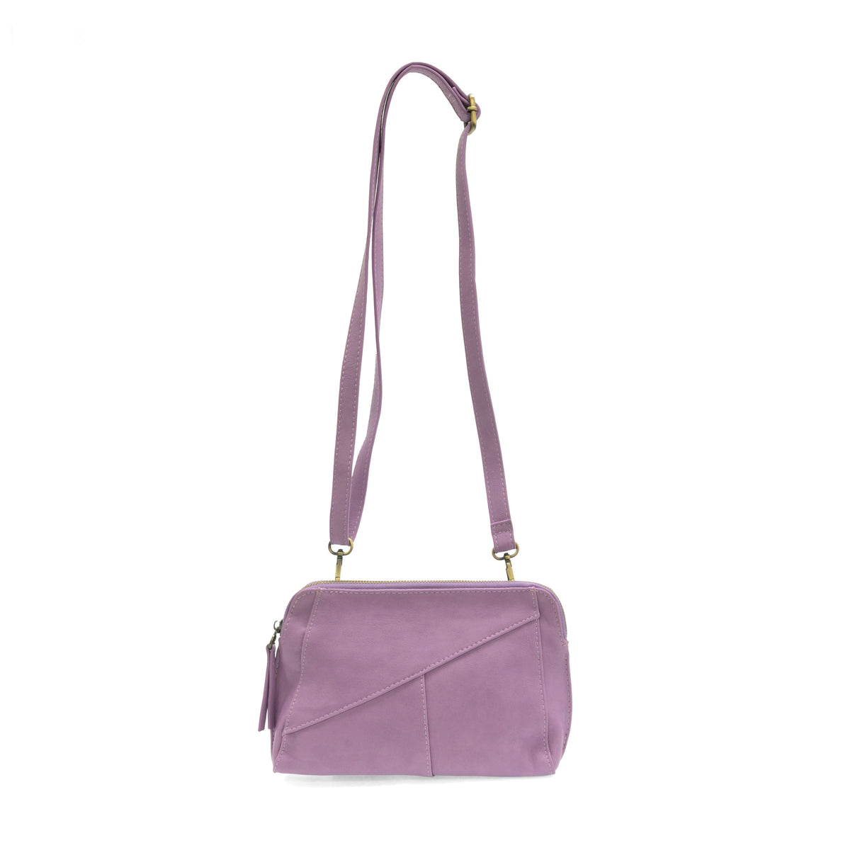 Lilac Gigi Crossbody with Woven Wrist Strap