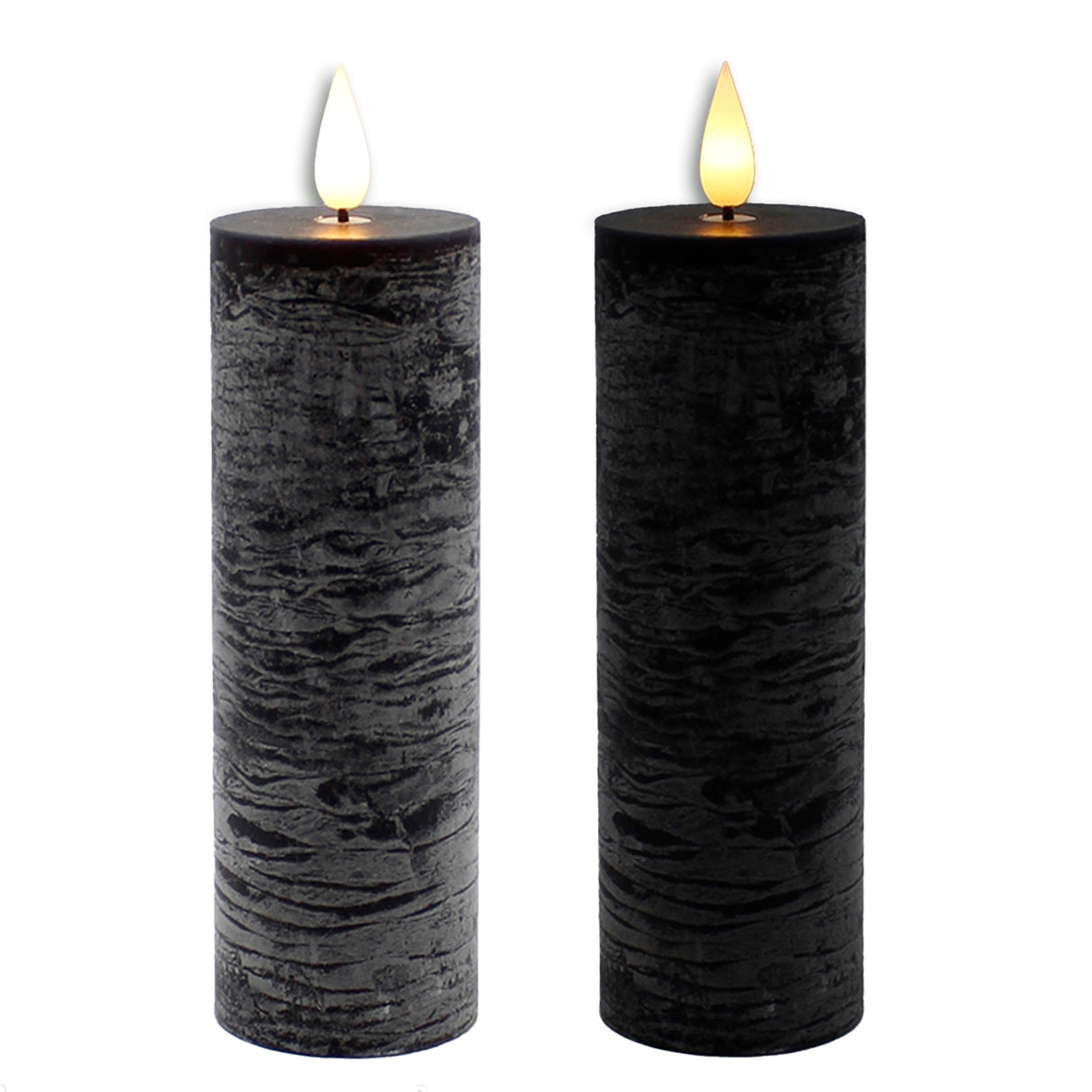 6" Black LED Votive