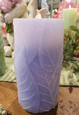 Lavender Leaves Fountain Candle